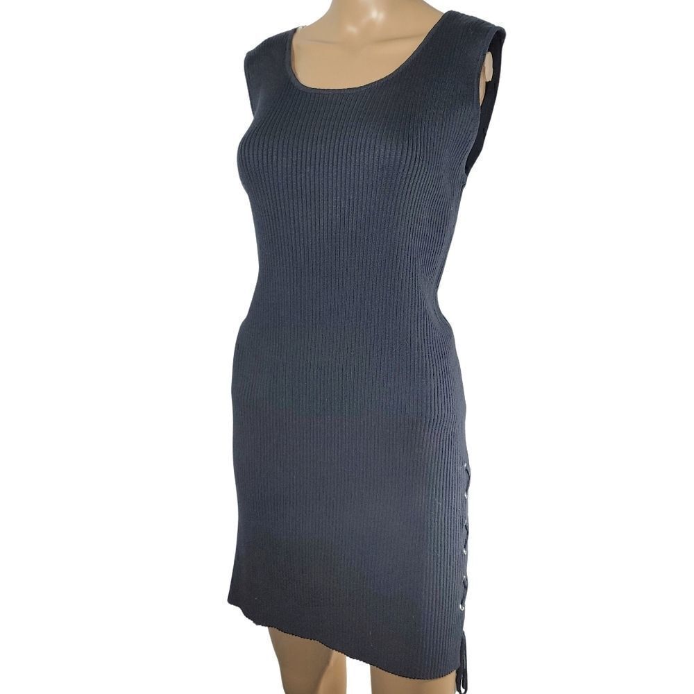 Moral Fiber NWT Black Ripple Women's Dress